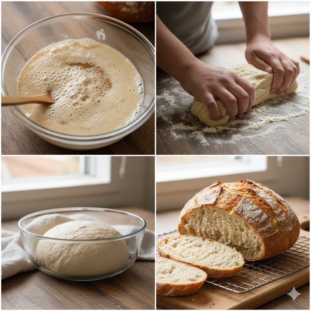 🍞 Домашній пісний хліб у духовці: Простий рецепт без яєць та молока